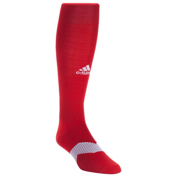 adidas Metro II Sock (Red) | SoccerWearhouse