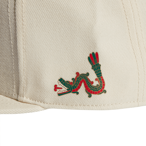 adidas Mexico Away Snapback Hat (Wonder White/College Team Burgundy) | SoccerWearhouse