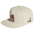 adidas Mexico Away Snapback Hat (Wonder White/College Team Burgundy)