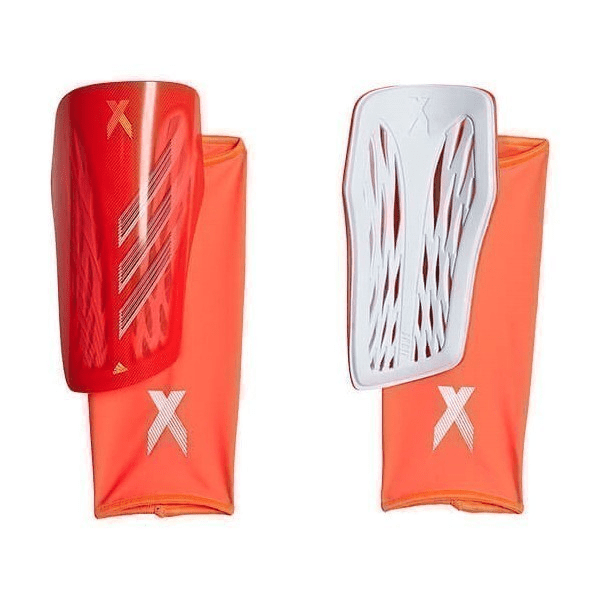adidas X League Shin Guard (Solar Red) | SoccerWearhouse
