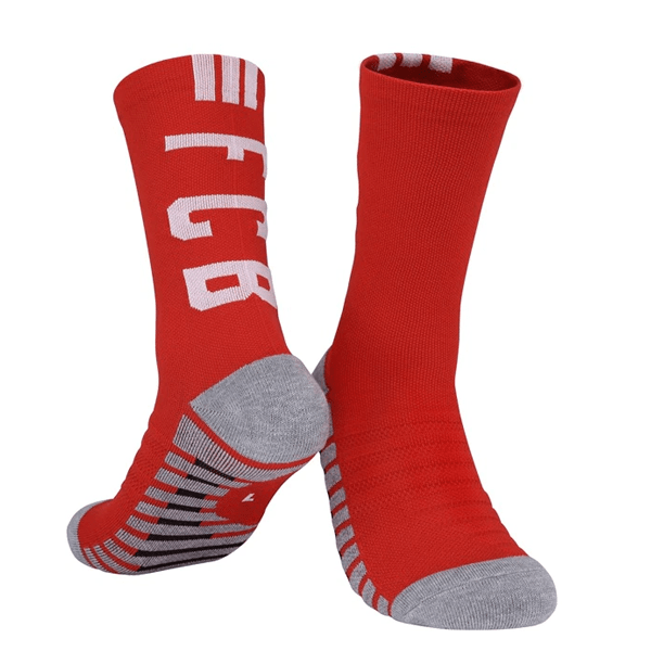Bayern Munich Crew Socks (Red/White) | SoccerWearhouse