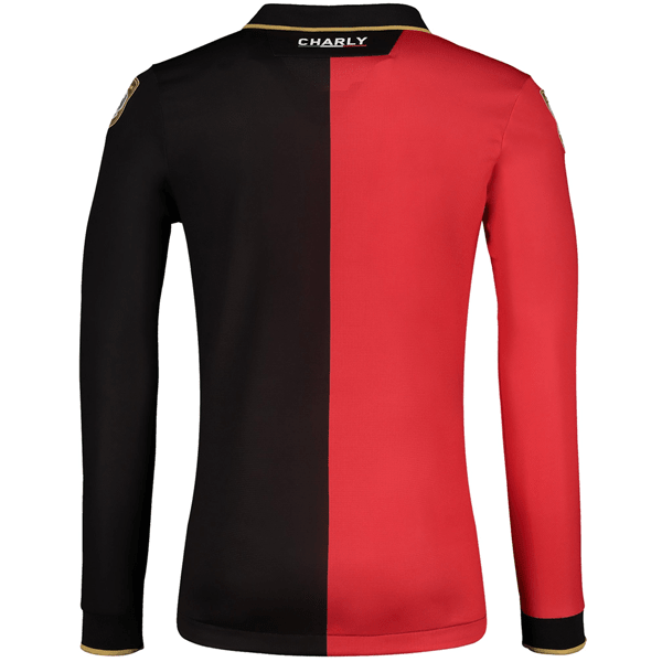 Charly Atlas Bicampeon Long Sleeve Jersey 22/23 (Red/Black) | SoccerWearhouse