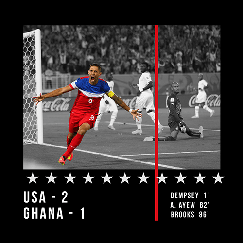 Clint Dempsey USA vs Ghana T-Shirt | SoccerWearhouse