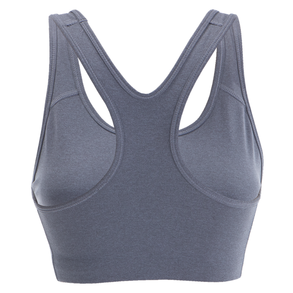 Nike Women's Pro Classic Swoosh Sports Bra (Heather Grey) | Soccer Wearhouse