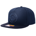 Fan Ink Manchester City Elite Snapback Hat (Navy)