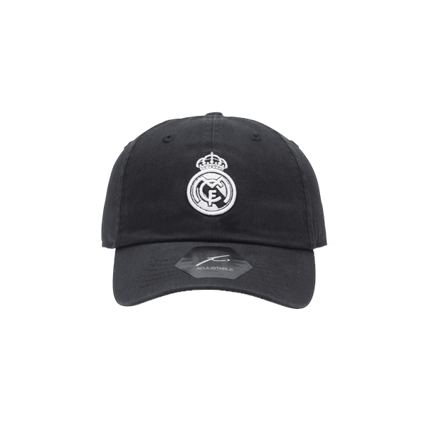 Fan Ink Real Madrid Adjustable Hat (Black) | SoccerWearhouse