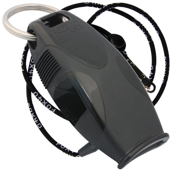 Fox 40 Sharx Referee Whistle w/ lanyard (Black/Red/Green/Yellow) | SoccerWearhouse