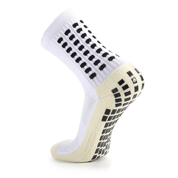 Grip Anti-Slip Socks (White) | SoccerWearhouse