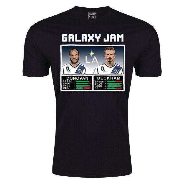 LA Galaxy Jam - Donovan and Beckham Retro T-Shirt | SoccerWearhouse
