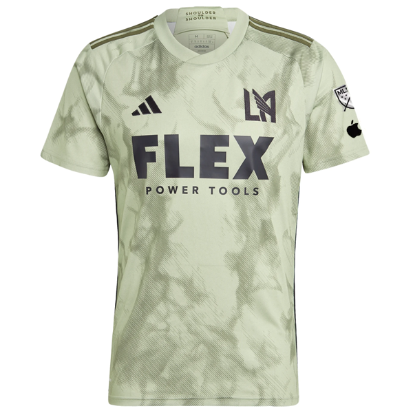 adidas LAFC Denis Bouanga Away Jersey w/ MLS + Apple TV Patches 23/24 (Green)