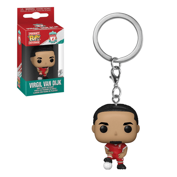 Liverpool Virgil van Dijk Mini Funko Pop Keychain | SoccerWearhouse