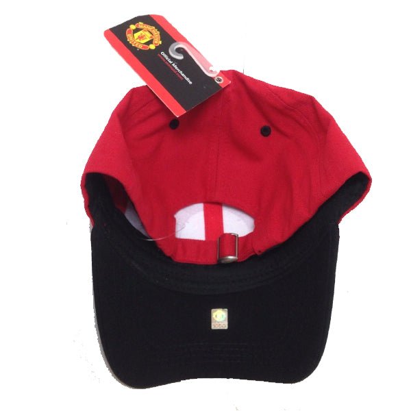 Manchester United Adjustable Hat (Red/Black) | SoccerWearhouse