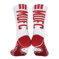 Manchester United Crew Socks (White/Red)