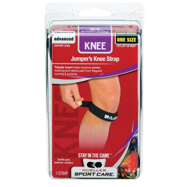 Mueller Jumper Knee Strap (Black) | SoccerWearhouse