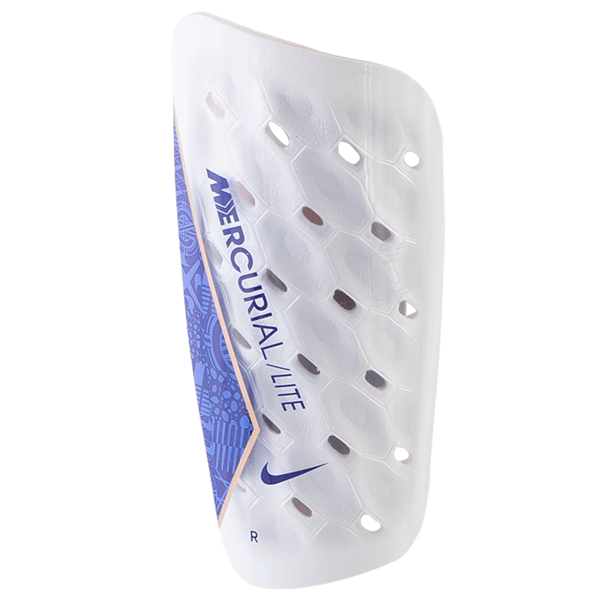 Nike CR7 Mercurial Lite Shin Guard (Clear/Concord/Metallic Copper) | SoccerWearhouse