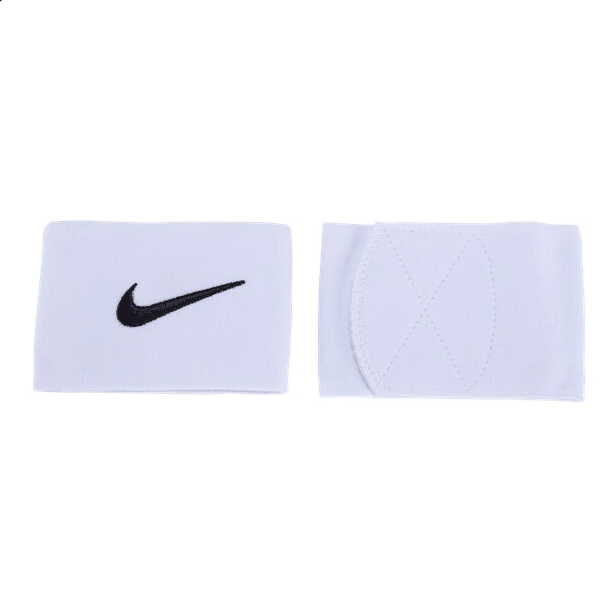 Nike Guard Stay Shin Guard Strap (White) | SoccerWearhouse