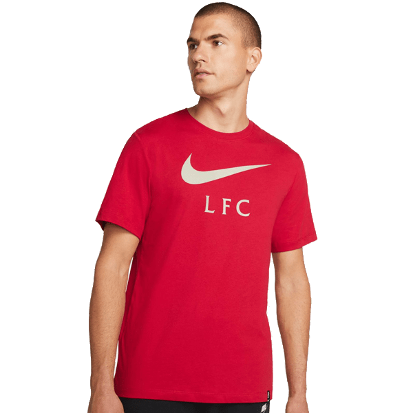 Nike Liverpool Swoosh Club T-Shirt (Gym Red) | SoccerWearhouse