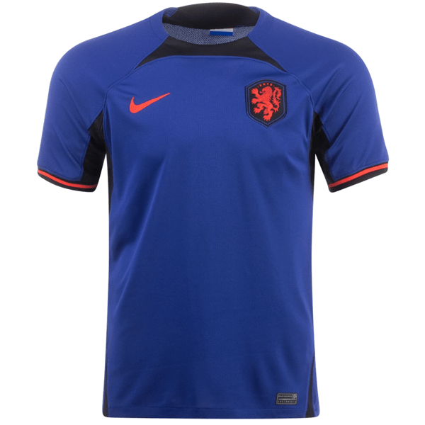 Nike Netherlands Away Jersey 22/23 (Deep Royal/Habanero Red) | SoccerWearhouse