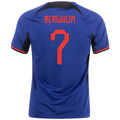 Nike Netherlands Steven Bergwijn Away Jersey 22/23 (Deep Royal/Habanero Red)