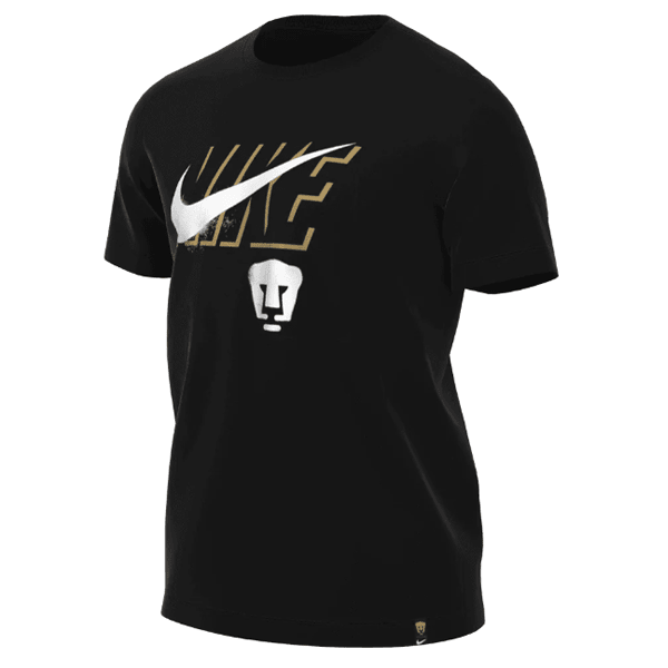 Nike Pumas UNAM Logo T-Shirt 22/23 (Black) | SoccerWearhouse