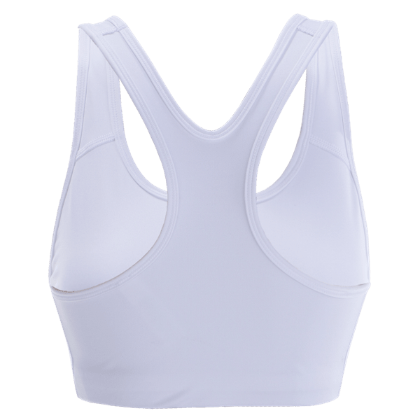 Nike Women Pro Classic Swoosh Sports Bra (White) | SoccerWearhouse