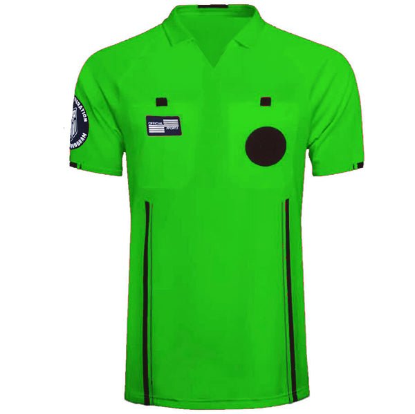 Official Sports Referee Jersey 9174 USSF Economy SS (Green) | SoccerWearhouse