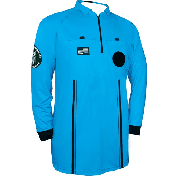 Official Sports Referee Long Sleeve Jersey (Blue) | SoccerWearhouse