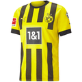 Puma BVB Dortmund Home Jersey w/ Bundesliga Patch 22/23 (Cyber Yellow/Black)