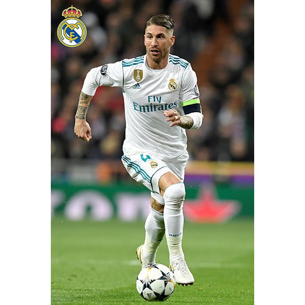 Real Madrid Ramos Poster | SoccerWearhouse