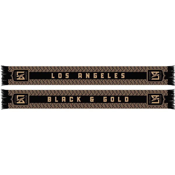 Ruffneck LAFC Black & Gold Scarf | SoccerWearhouse